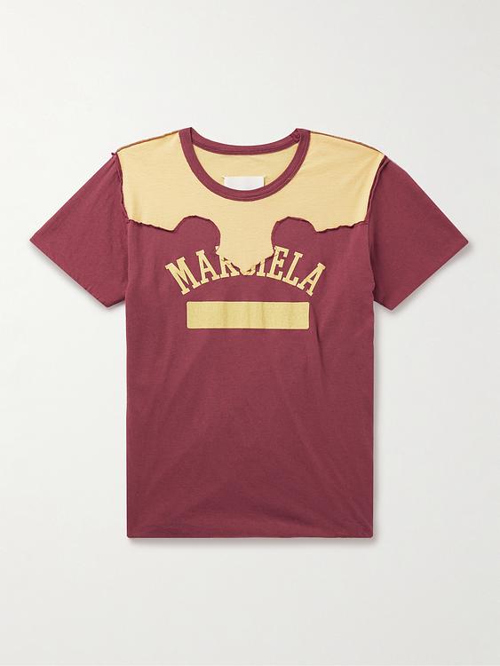 Print purple t-shirt from Maison Margiela