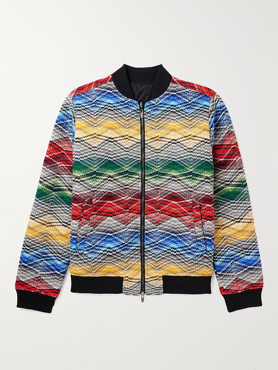 Multicolor bomber jacket from Missoni
