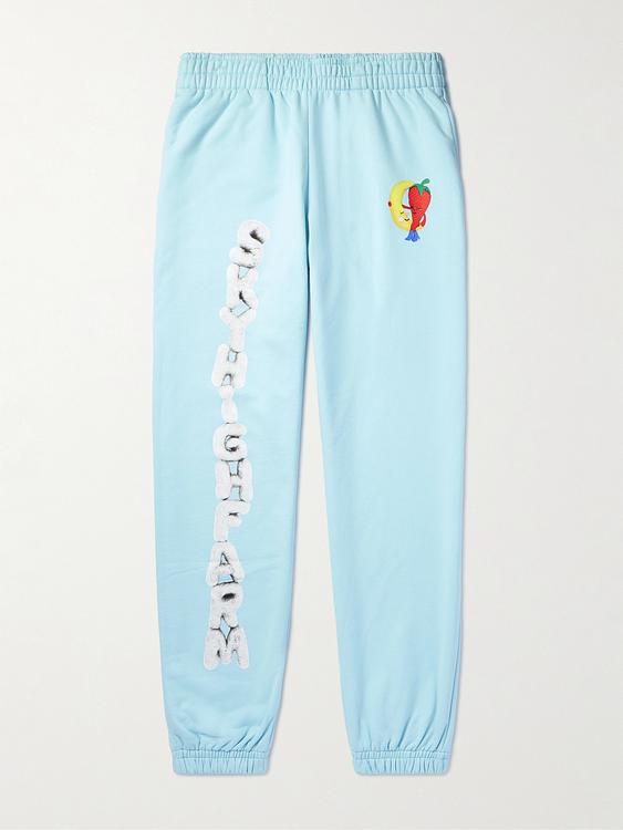 Print light blue sweatpants from Sky High Farm