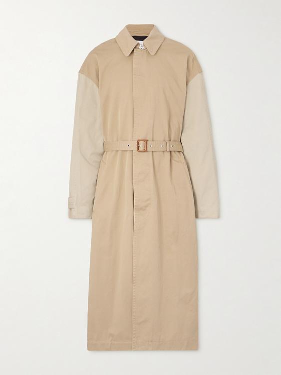 Taupe trench coat from Marant