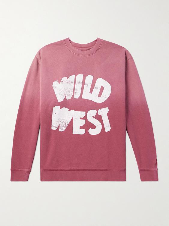 Print red sweatshirt from One Of These Days