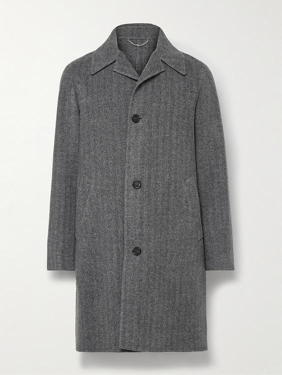 Dark grey coat from Dunhill