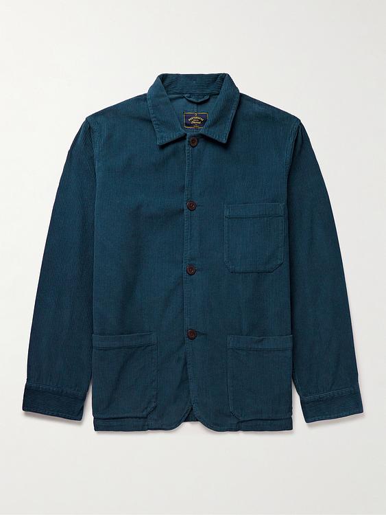 Dark blue overshirt from Portuguese Flannel