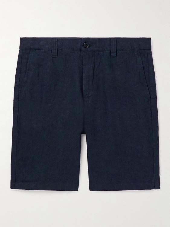 Dark blue chino shorts from NN07