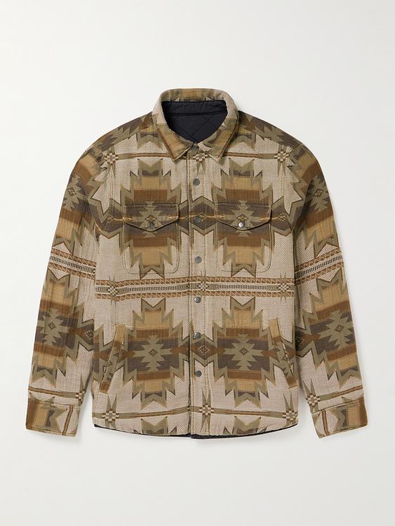 Taupe casual jacket from Faherty