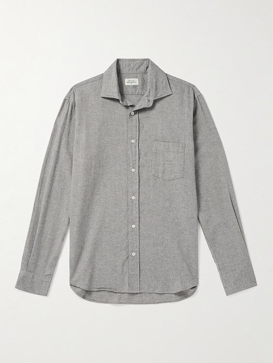 Grey flannel shirt from Hartford