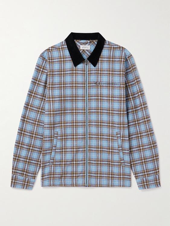 Checkered grey casual jacket from Saturdays Nyc