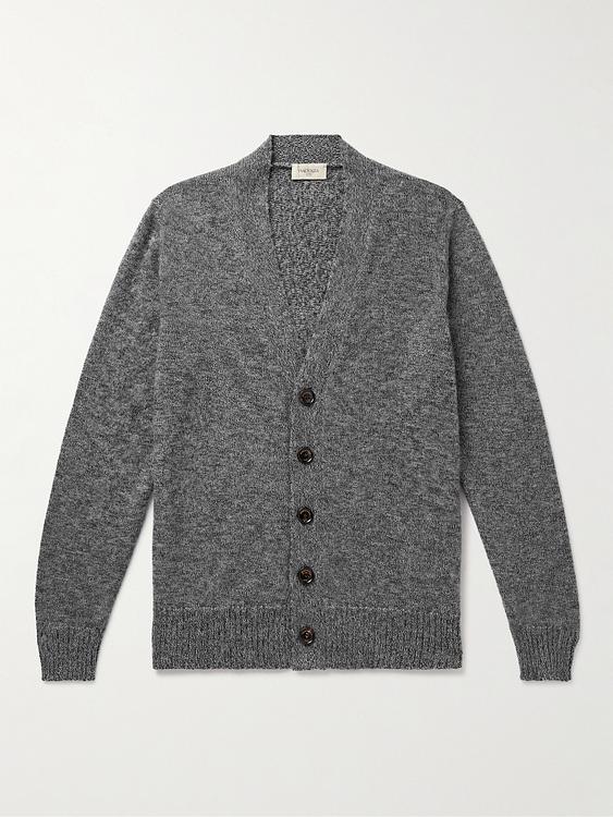 Dark grey cardigan from Piacenza 1733