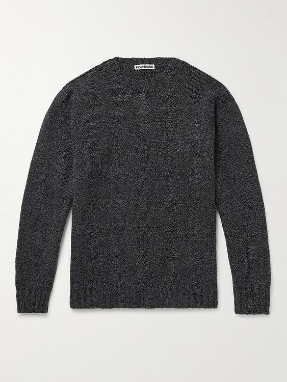 Black sweater from Kaptain Sunshine