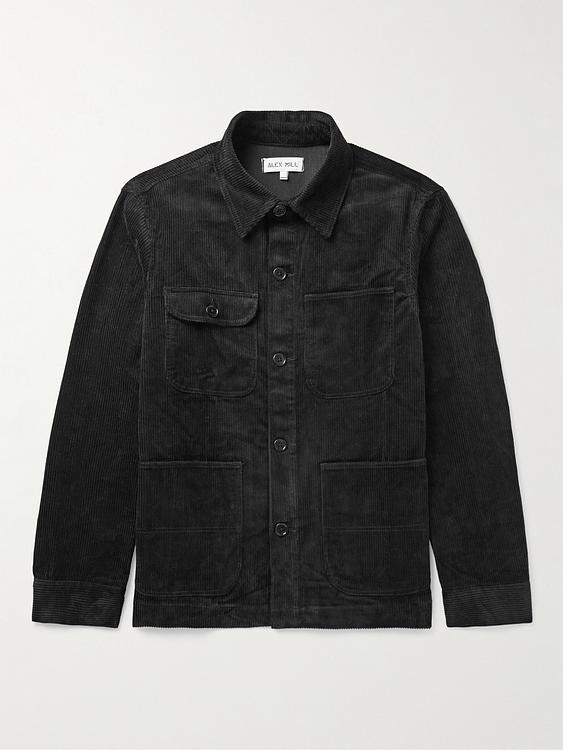 Black casual jacket from Alex Mill