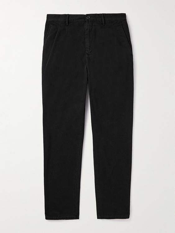 Black chinos from Incotex