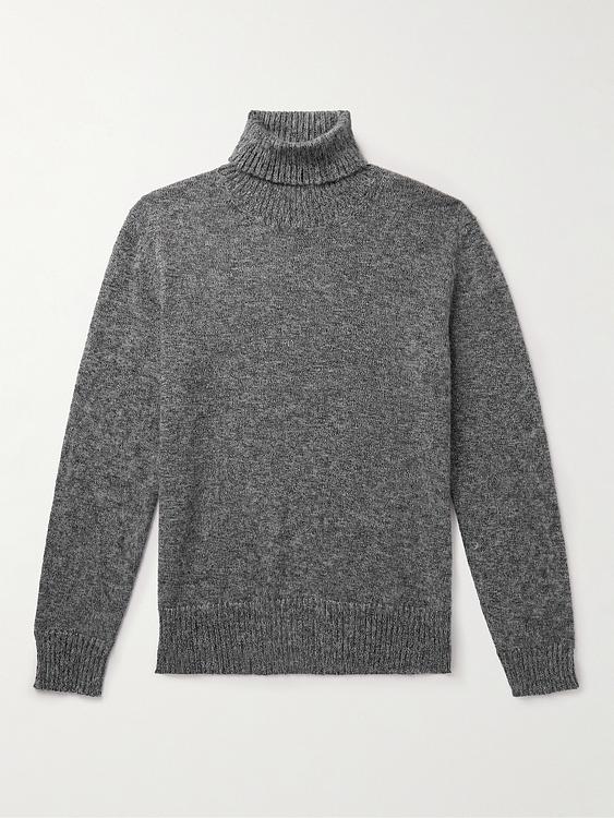 Dark grey turtleneck from Piacenza 1733