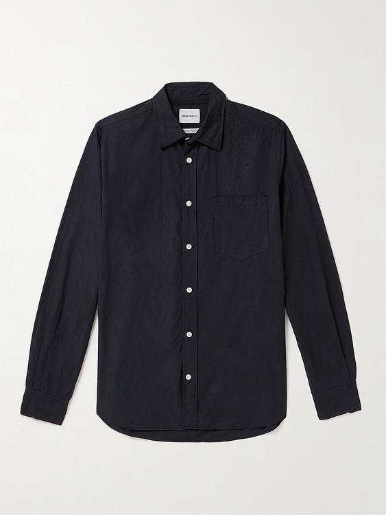 Black casual shirt from Norse Projects