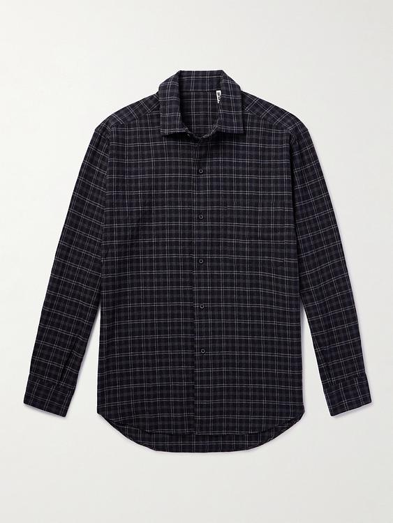 Checkered black casual shirt from Kaptain Sunshine