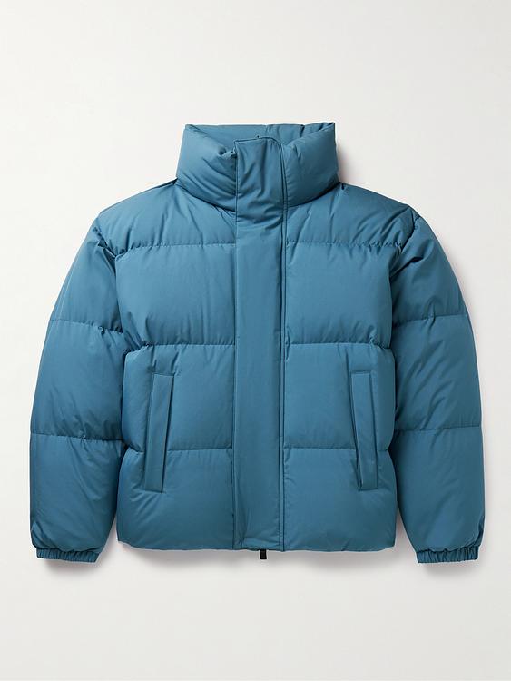 Dark blue down jacket from Herno Laminar