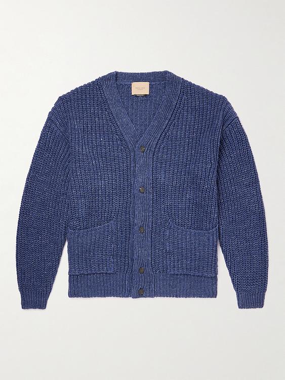 Dark blue cardigan from Federico Curradi