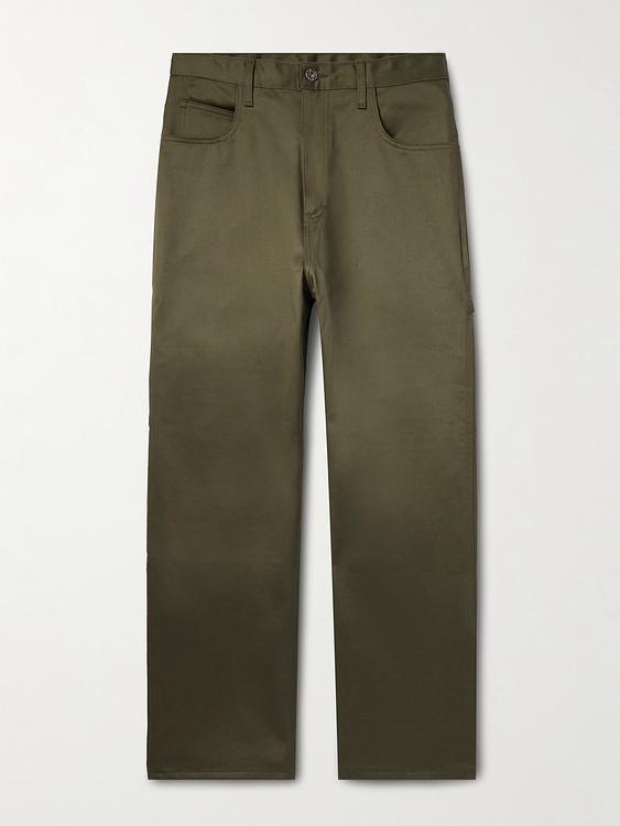 Dark green casual trousers from Monitaly