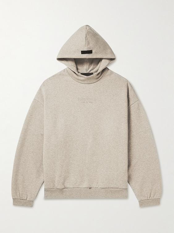 Beige hooded sweatshirt from Fear Of God Essentials