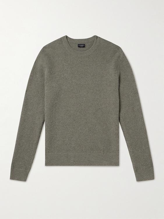 Taupe cashmere sweater from Club Monaco
