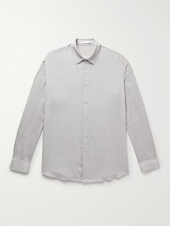 Grey casual shirt from The Row