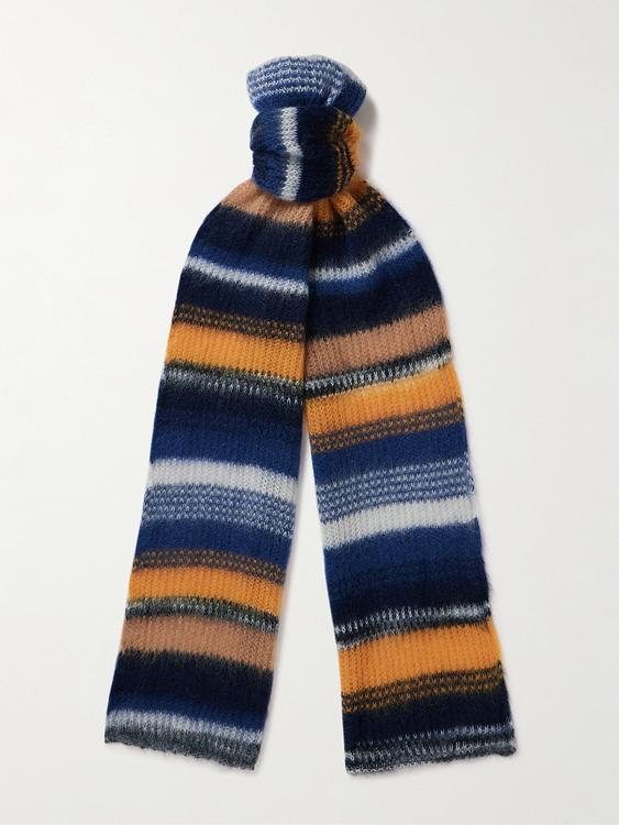 Striped dark blue scarve from Missoni