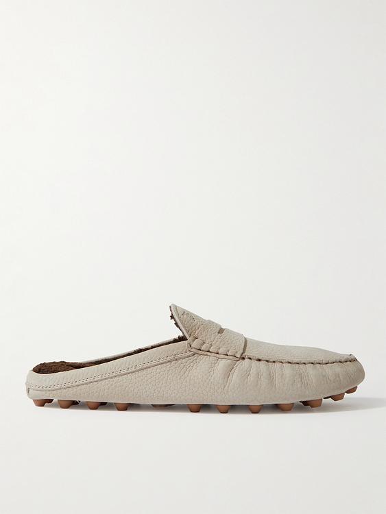 Taupe loafers from Tod's