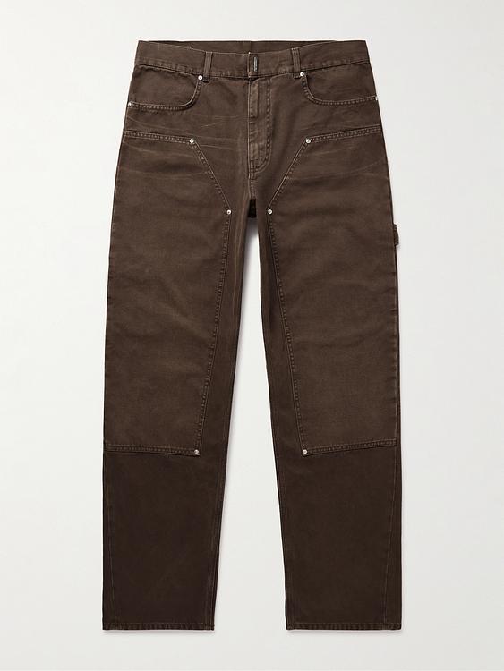 Dark brown casual trousers from Givenchy