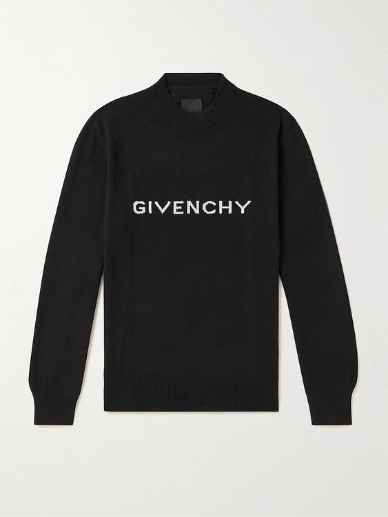 Print black sweater from Givenchy
