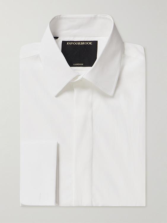 Grey business shirt from Favourbrook
