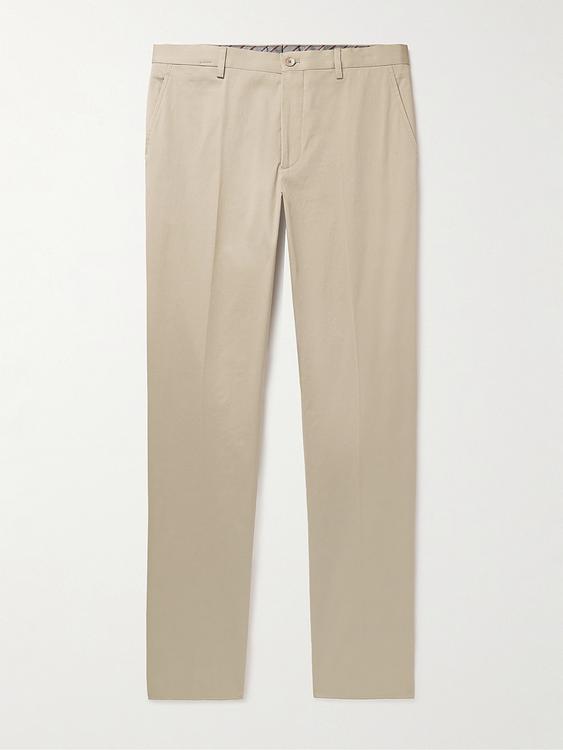 Taupe chinos from Etro