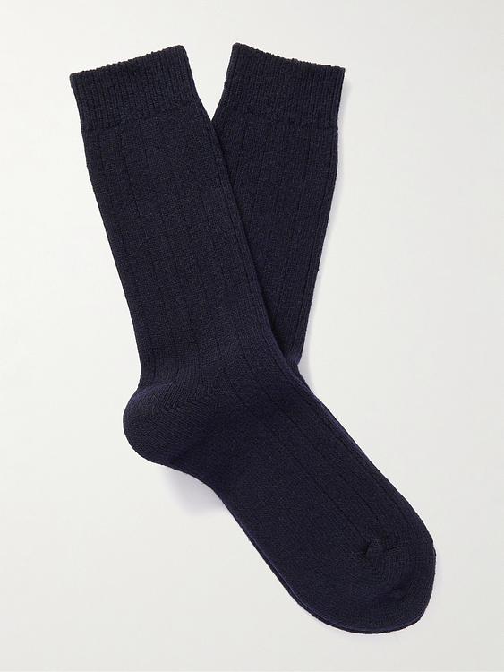 Dark blue socks from NN07