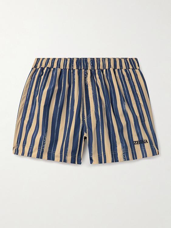 Dark blue swim shorts from Zegna