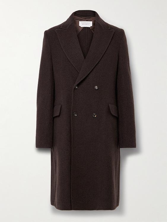 Dark brown coat from Gabriela Hearst