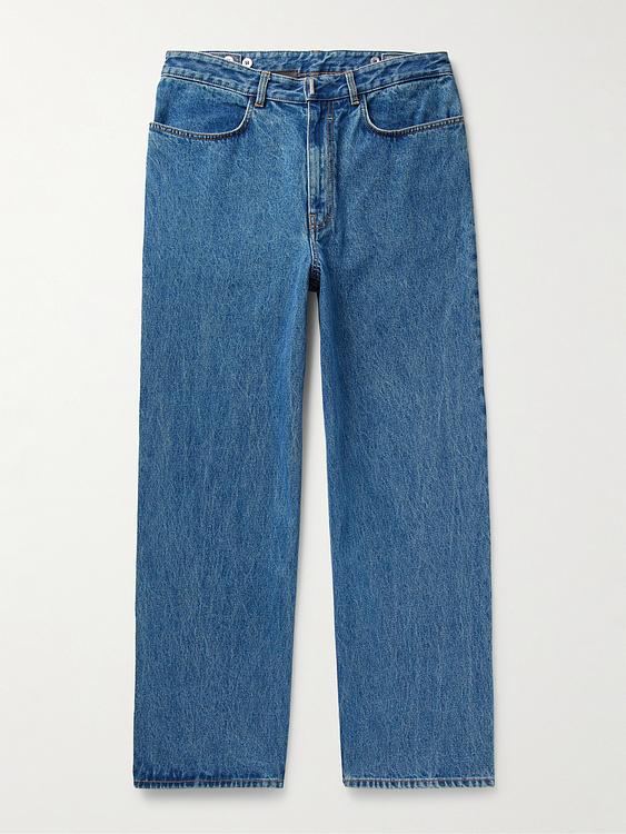 Dark blue wide-leg jeans from Givenchy