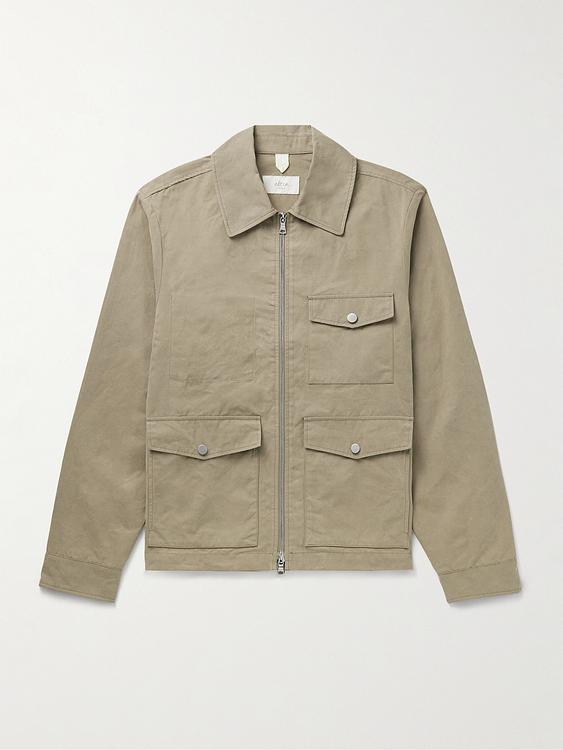 Taupe casual jacket from Altea