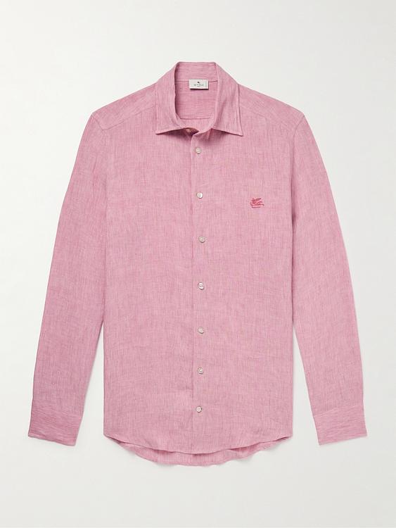 Light pink casual shirt from Etro