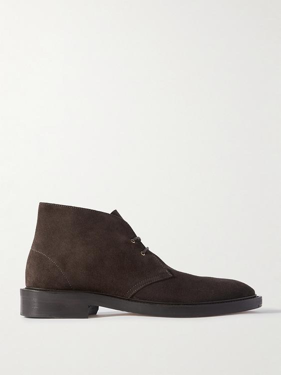 Dark brown chukka boots from Paul Smith