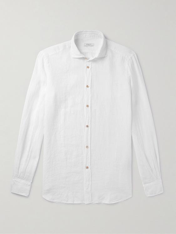 White casual shirt from Boglioli