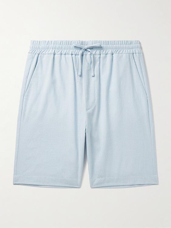 Light blue drawstring shorts from Lardini
