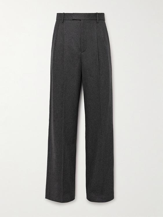 Dark grey wide-leg formal trousers from Nili Lotan