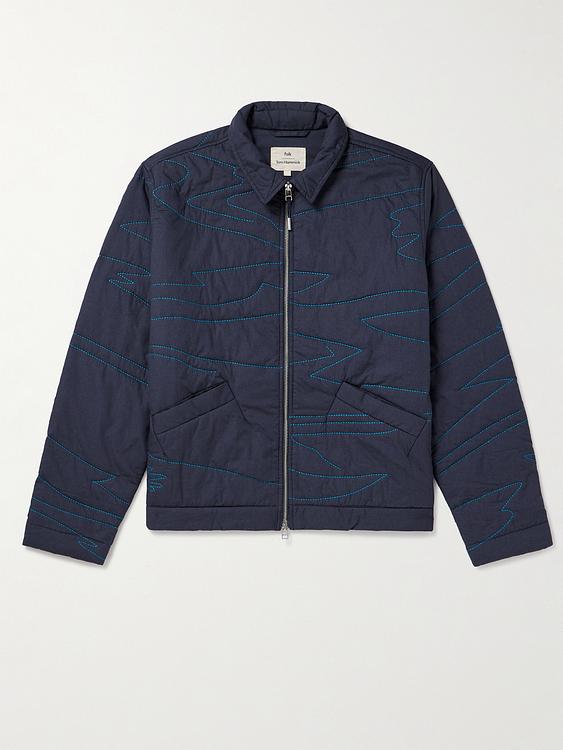 Dark blue casual jacket from Folk