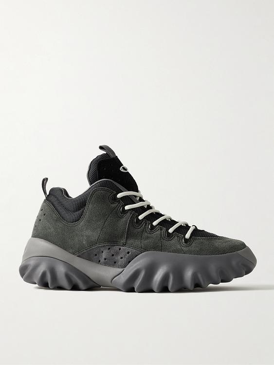 Dark grey lace-up boots from Oakley Factory