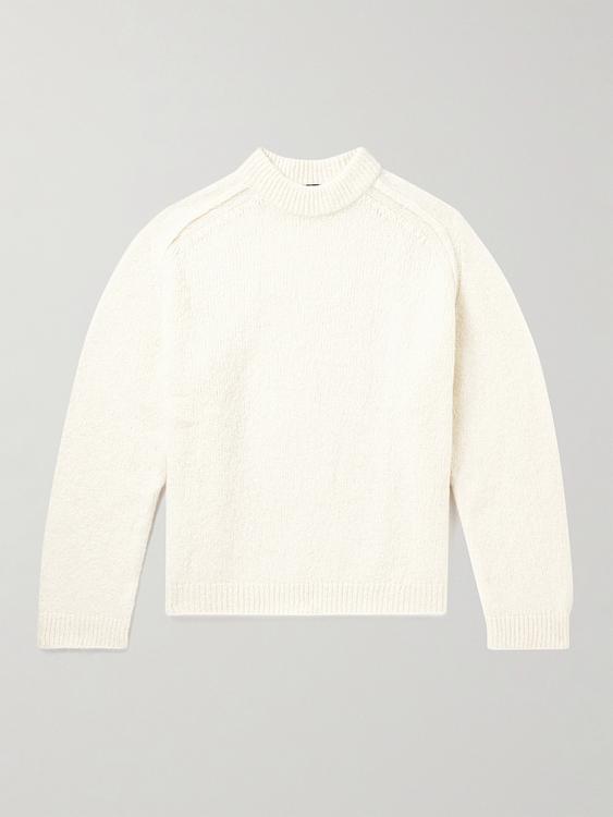 White sweater from A.P.C