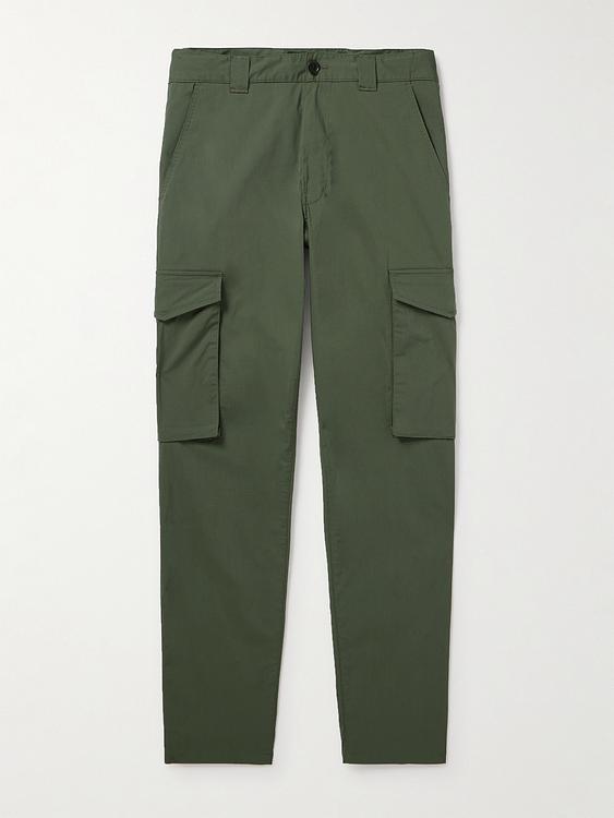 Dark green cargo trousers from Aspesi
