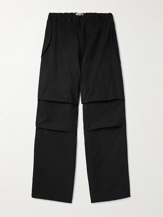 Black casual trousers from Jil Sander