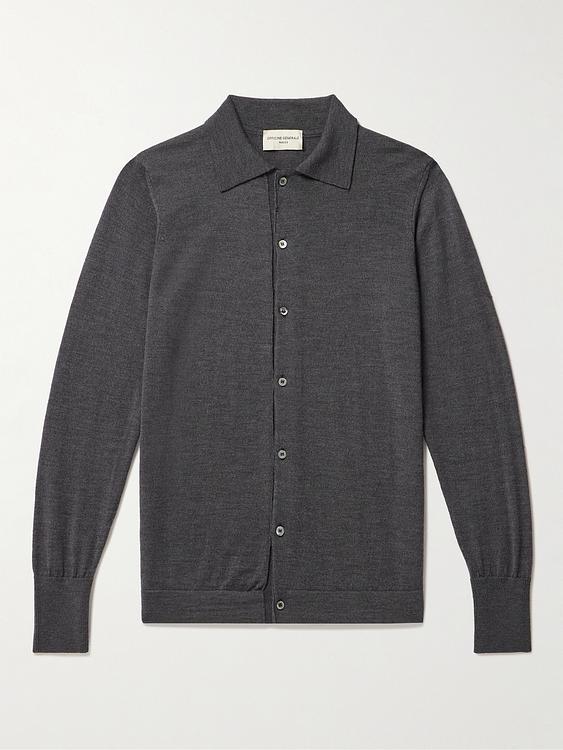 Dark grey casual shirt from Officine Générale
