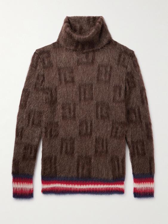 Dark brown turtleneck from Balmain