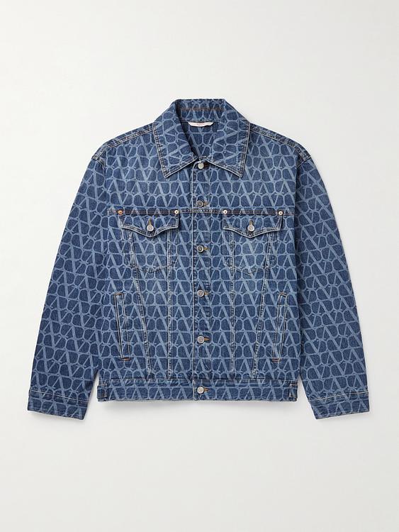 Dark blue denim shirt from Valentino Garavani