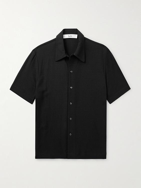 Black short sleeve shirt from Séfr