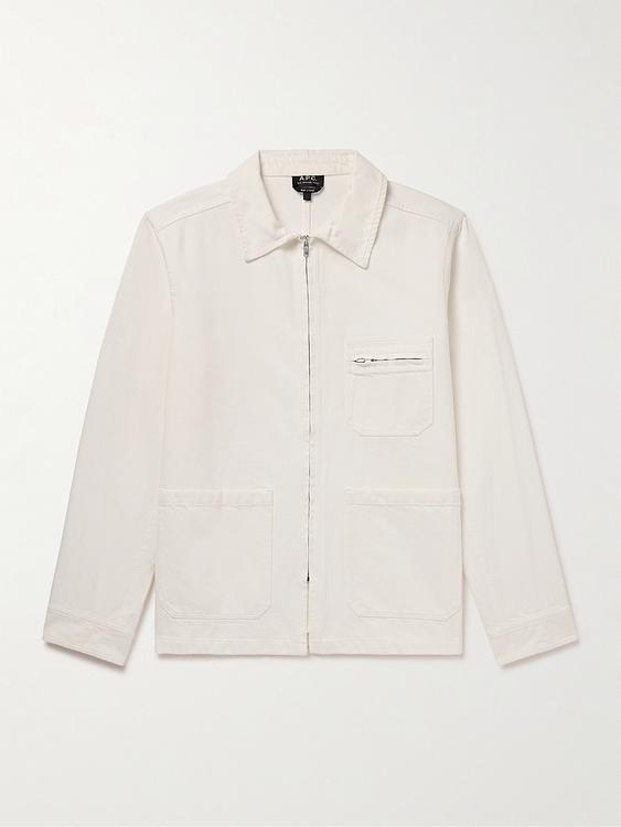 White casual jacket from A.P.C